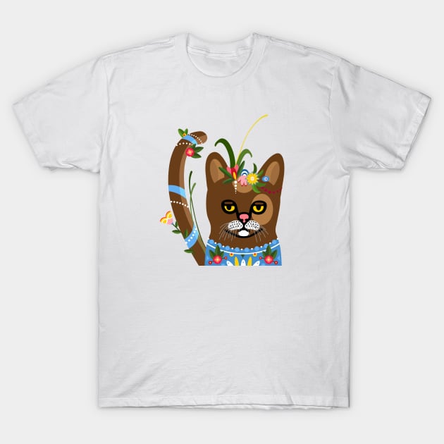 Lady cat T-Shirt by AdrianaStore